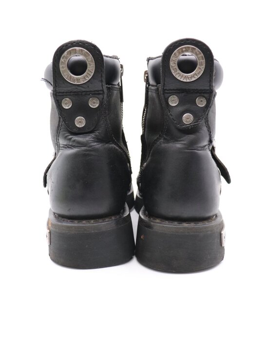Harley Davidson Brake Buckle Men\'s Size 8.5 Black Leather Motorcycle Boots main image 6